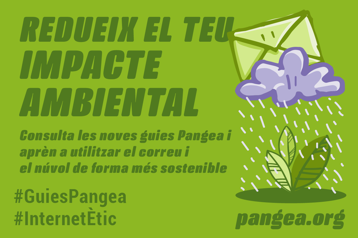 Impacte ambiental ús més sostenible del correu i el núvol